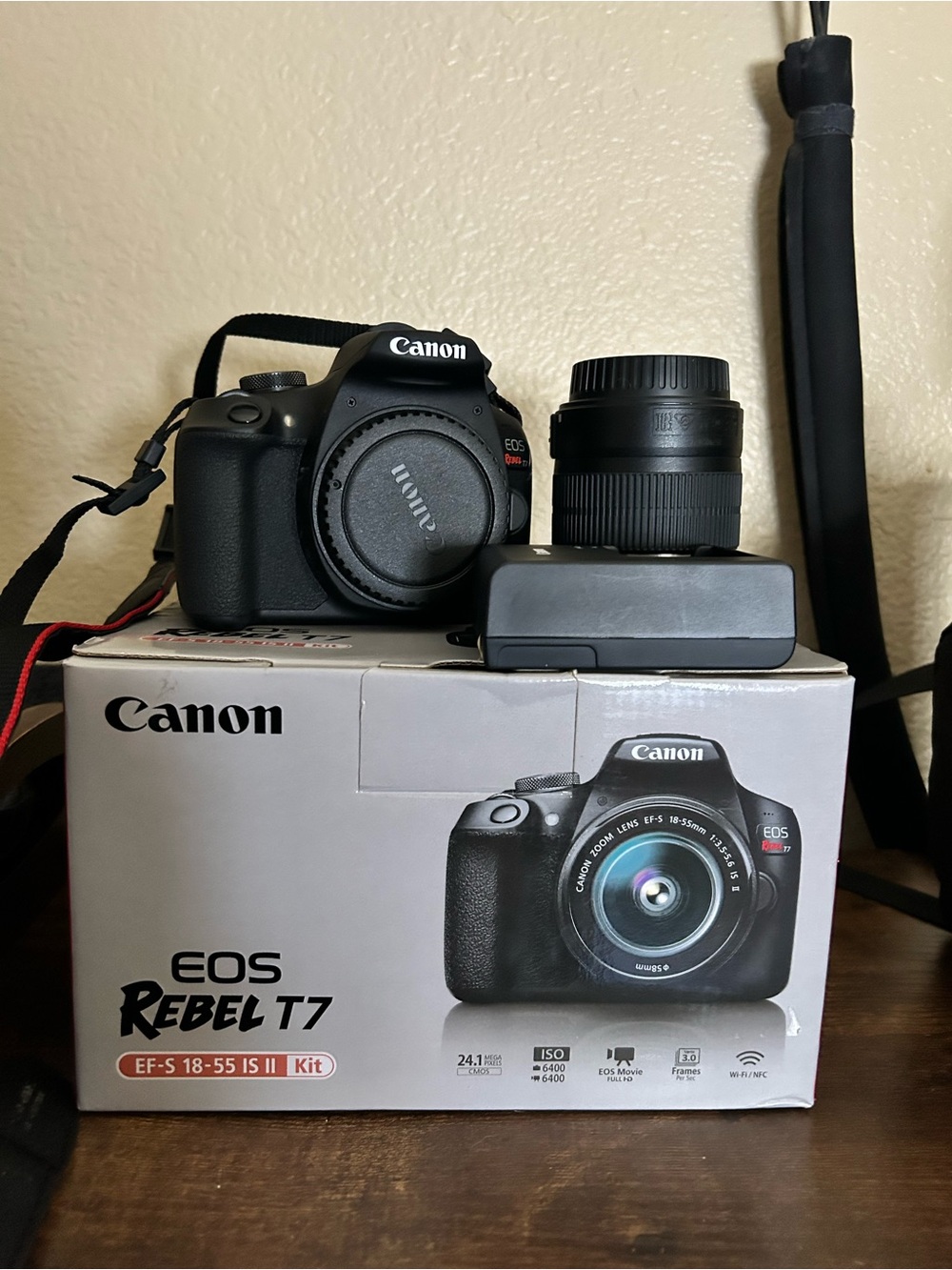 Canon EOS Rebel T7 DSLR Camera Kit - Black